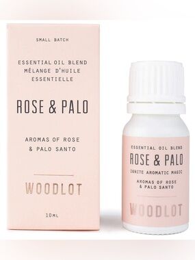 Woodlot Rose & Palo Essential Oil Blend 10 ml - New Sealed in Box